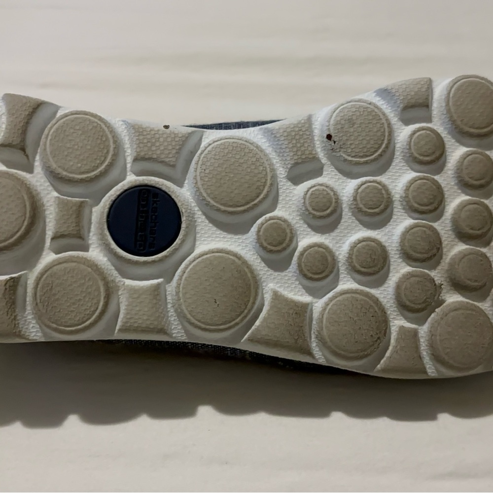 Navy and white denim sketchers - Picture 6 of 7